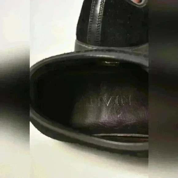 LANVIN Black Suede Calfskin DBB1 Captoe Sneaker 9US Italy - Picture 5 of 7